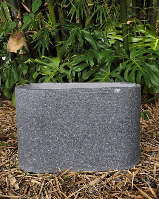 Jardinera Ovalada de Concreto | Concrete Decor